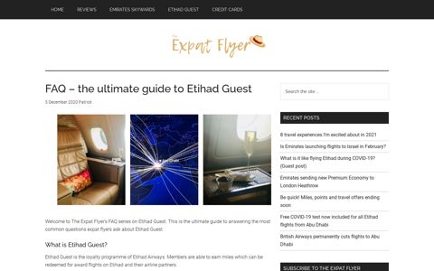 FAQ - the ultimate guide to Etihad Guest - The Expat Flyer