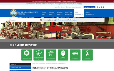 Department of Fire and Rescue - Prince William County ...
