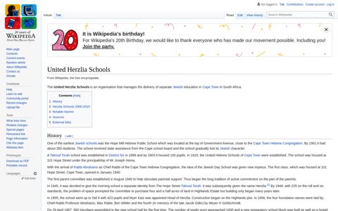 United Herzlia Schools - Wikipedia