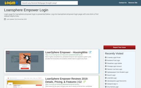 Loansphere Empower Login - Loginii.com