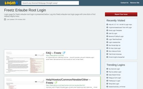 Freetz Erlaube Root Login - Loginii.com