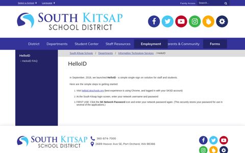 HelloID - South Kitsap Schools