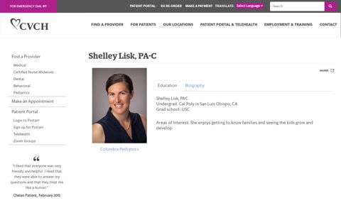 Shelley Lisk, PA-C - (link is external)