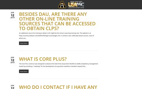DAU/AITAS Training (TRAIN) – USAASC