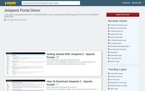 Jetspeed Portal Demo - Loginii.com