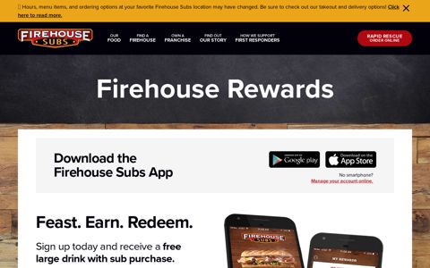 Firehouse Rewards - Firehouse Subs