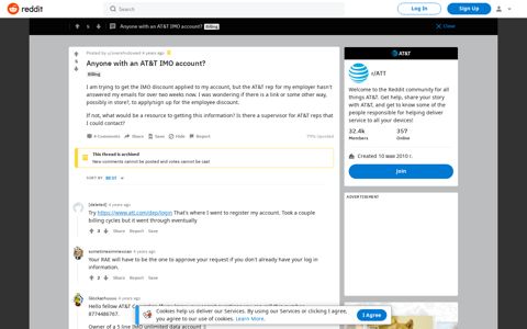 Anyone with an AT&T IMO account? : ATT - Reddit