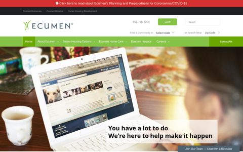 Ecumen | Housing and Resources to Support the Way You Live
