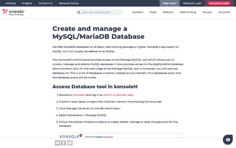 Create and manage a MySQL/MariaDB Database - xneelo ...