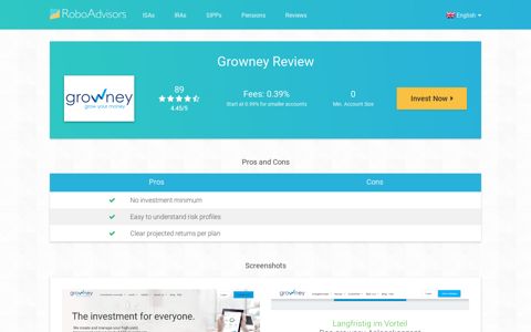 Growney Review | Best Robo Advisor | RoboAdvisors.com