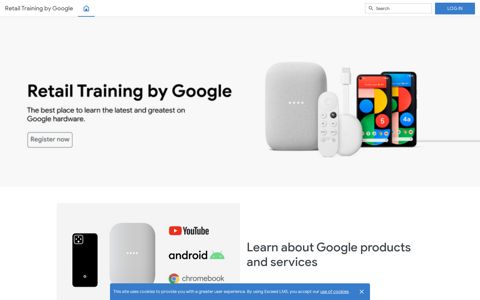 Login or Register : Retail Training by Google