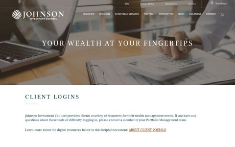 Client Login | Johnson Investment Counsel