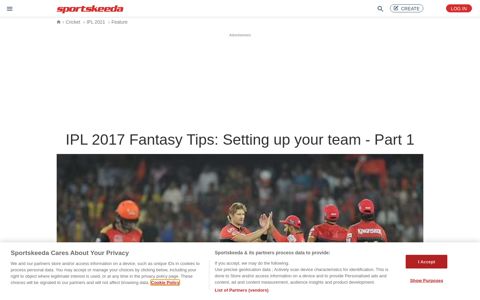 IPL 2017 Fantasy Tips: Setting up your team - Part 1