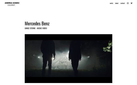 Mercedes Benz - Junge Sterne Music Video - Andrea Gomez
