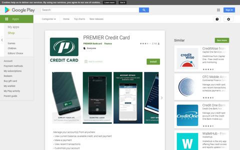 PREMIER Credit Card – Apps on Google Play