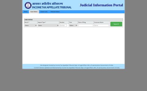 Judicial Information Portal - Income Tax Appellate Tribunal