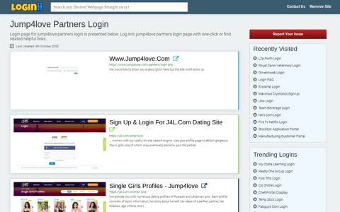 Jump4love Partners Login - Loginii.com