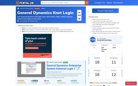 General Dynamics Knet Login - Portal-DB.live