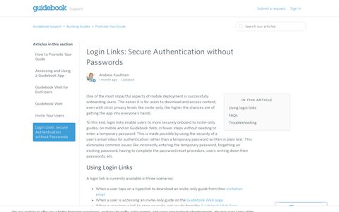 Login Links: Secure Authentication without Passwords ...