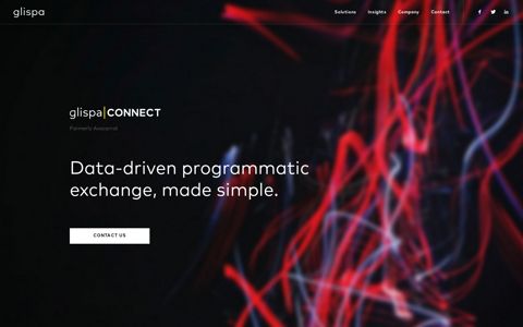Glispa Connect | Data-driven programmatic exchange