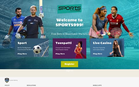 Sports999 Exchange Register/Login