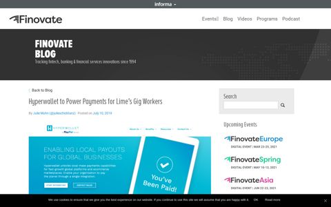 Hyperwallet to Power Payments for Lime's Gig Workers ...