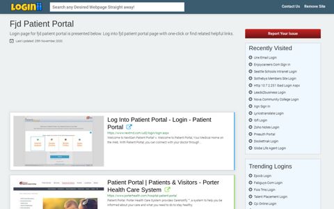 Fjd Patient Portal - Loginii.com