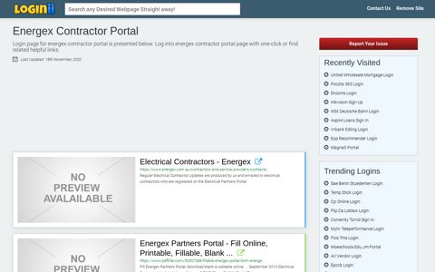 Energex Contractor Portal - Loginii.com