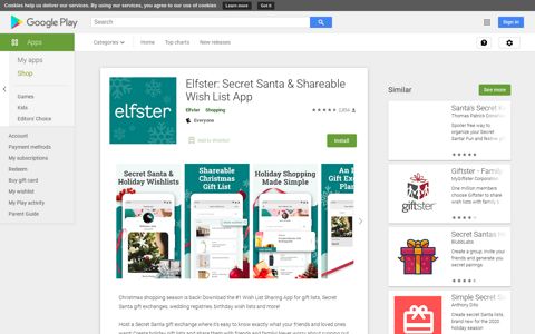 Elfster: Secret Santa & Shareable Wish List App - Apps on ...