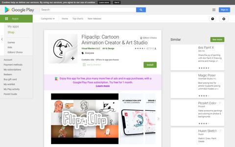 Flipaclip: Cartoon Animation Creator & Art Studio - Apps on ...