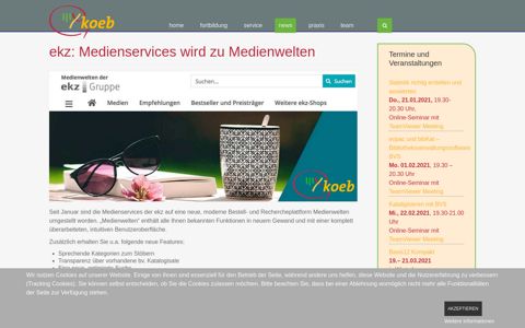 ekz: Medienservices wird zu Medienwelten - mykoeb.de