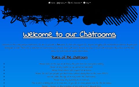 crazy peeps main chat room mental health support