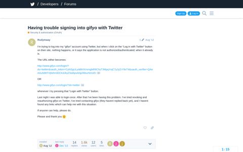 Having trouble signing into gifyo with Twitter - Security ...
