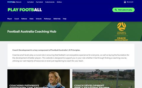 FFA Coaching Hub | Play Football