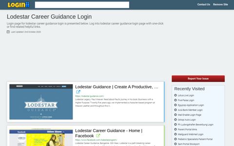Lodestar Career Guidance Login - Loginii.com
