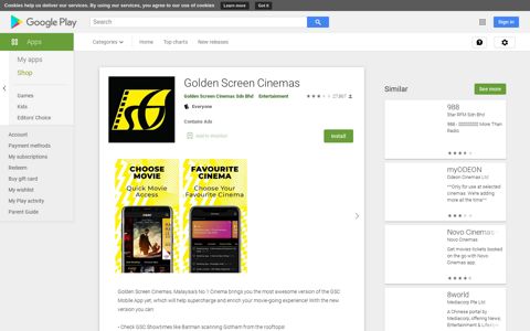 Golden Screen Cinemas - Apps on Google Play