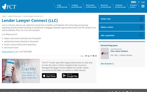 LLC - Lender Lawyer Connect - Canadian Mortgage ... - FCT