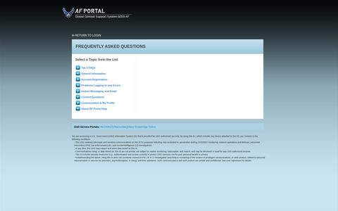 AF Portal: Login Page - AF.mil