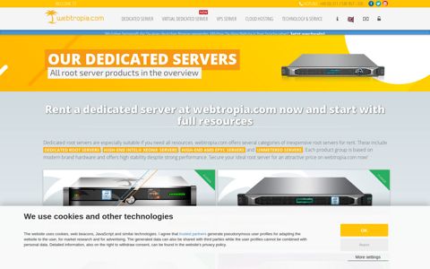 Dedicated Server — webtropia.com