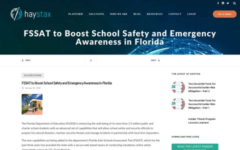 FSSAT to Boost School Safety and Emergency Awareness in ...