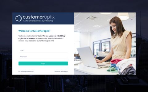 Shopper Login | CustomerOptix Portal | CustomerOptix