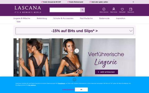LASCANA | Bademode, Unterwäsche & Lingerie online kaufen