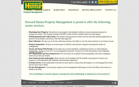 Owner Services - Howard Hanna Property Management