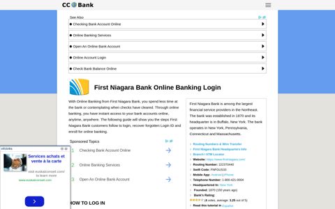 First Niagara Bank Online Banking Login - CC Bank