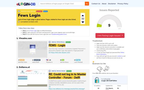 Fews Login - A database full of login pages from all over the ...
