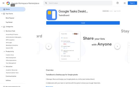 Google Tasks Desktop - Google Workspace Marketplace