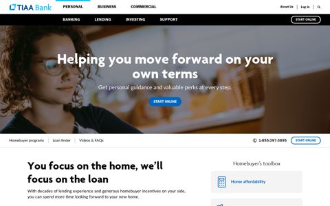 Home purchase loan finder - TIAA Bank