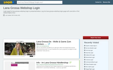 Lana Grossa Webshop Login - Loginii.com