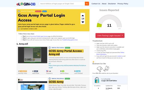 Gcss Army Portal Login Access - A database full of login ...