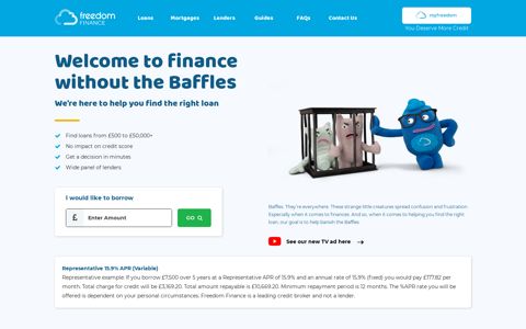 Freedom Finance: Compare Personal Loans & Secured Deals